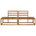 vidaXL Vonkajšia koncová pohovka 2 Kus Prírodná 182,5 x 63 x 73 cm – Obrázok 5