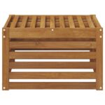 vidaXL Vonkajší taburet Pevné akáciové drevo Prírodná 59 x 59 x 37 cm – Obrázok 3