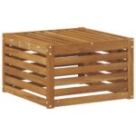 vidaXL Vonkajší taburet Pevné akáciové drevo Prírodná 59 x 59 x 37 cm – Obrázok 5