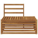 vidaXL Vonkajšia koncová pohovka Prírodná 91 x 63 x 73 cm – Obrázok 4