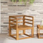 vidaXL Opierka 2 pcs Prírodná 59 x 4 x 73 cm Pevné akáciové drevo
