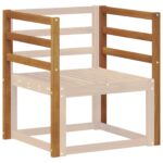 vidaXL Opierka 2 pcs Prírodná 59 x 4 x 73 cm Pevné akáciové drevo – Obrázok 3