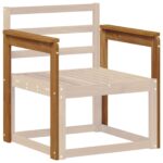 vidaXL Opierky rúk 2 pcs Hnedá 59 x 6 x 61 cm Kompozitné drevo – Obrázok 3