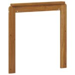 vidaXL Opierky rúk 2 pcs Hnedá 59 x 6 x 61 cm Kompozitné drevo – Obrázok 7