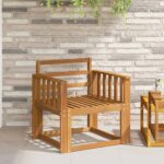 vidaXL Opierky 2 pcs Hnedá 60 x 6 x 61 cm Kompozitné drevo