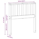 vidaXL Opierky 2 pcs Hnedá 60 x 6 x 61 cm Kompozitné drevo – Obrázok 10