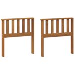 vidaXL Opierky 2 pcs Hnedá 60 x 6 x 61 cm Kompozitné drevo – Obrázok 2
