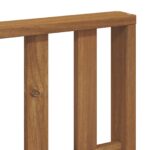 vidaXL Opierky 2 pcs Hnedá 60 x 6 x 61 cm Kompozitné drevo – Obrázok 8