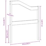vidaXL Opierka 2 pcs Prírodná 59 x 4 x 73 cm Pevné akáciové drevo – Obrázok 10