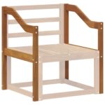 vidaXL Opierka 2 pcs Prírodná 59 x 4 x 73 cm Pevné akáciové drevo – Obrázok 3