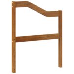 vidaXL Opierka 2 pcs Prírodná 59 x 4 x 73 cm Pevné akáciové drevo – Obrázok 4