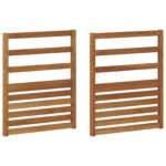 vidaXL Opierky rúk 2 pcs Hnedá 59 x 4 x 73 cm Kompozitné drevo – Obrázok 2
