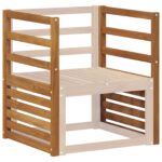 vidaXL Opierky rúk 2 pcs Hnedá 59 x 4 x 73 cm Kompozitné drevo – Obrázok 3