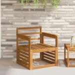 vidaXL Opierky rúk 2 pcs Hnedá 59 x 6 x 61 cm Kompozitné drevo