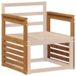 vidaXL Opierky rúk 2 pcs Hnedá 59 x 6 x 61 cm Kompozitné drevo – Obrázok 3