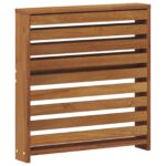 vidaXL Opierky 2 pcs Hnedá 58.5 x 10 x 61 cm Kompozitné drevo – Obrázok 4