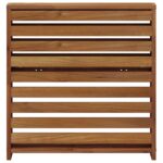 vidaXL Opierky 2 pcs Hnedá 58.5 x 10 x 61 cm Kompozitné drevo – Obrázok 5