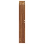 vidaXL Opierky 2 pcs Hnedá 58.5 x 10 x 61 cm Kompozitné drevo – Obrázok 6
