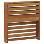 vidaXL Opierky 2 pcs Hnedá 58.5 x 10 x 61 cm Kompozitné drevo – Obrázok 7