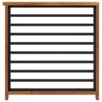 vidaXL Opierka 2 pcs Prírodná 60 x 6 x 61 cm Pevné akáciové drevo – Obrázok 5