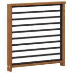 vidaXL Opierka 2 pcs Prírodná 60 x 6 x 61 cm Pevné akáciové drevo – Obrázok 7