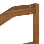vidaXL Opierky 2 pcs Hnedá 59 x 4 x 73 cm Kompozitné drevo – Obrázok 8