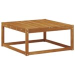 vidaXL Vonkajší stôl Prírodná 79 x 79 x 37 cm – Obrázok 2