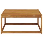 vidaXL Vonkajší stôl Prírodná 79 x 79 x 37 cm – Obrázok 5