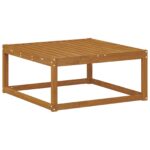 vidaXL Vonkajší taburet Prírodná 79 x 79 x 37 cm – Obrázok 2