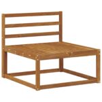 vidaXL Záhradná stredná sedačka Prírodná 79 x 83 x 73 cm – Obrázok 2