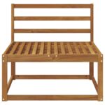 vidaXL Záhradná stredná sedačka Prírodná 79 x 83 x 73 cm – Obrázok 3