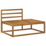 vidaXL Vonkajšia koncová pohovka Prírodná 115 x 83 x 73 cm – Obrázok 2