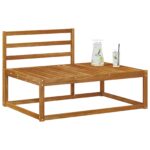 vidaXL Vonkajšia koncová pohovka Prírodná 115 x 83 x 73 cm – Obrázok 3