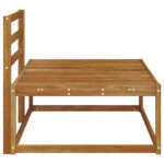 vidaXL Vonkajšia koncová pohovka Prírodná 115 x 83 x 73 cm – Obrázok 5