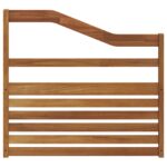 vidaXL Opierky 2 pcs Hnedá 79 x 4 x 73 cm Kompozitné drevo – Obrázok 5
