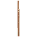 vidaXL Opierky 2 pcs Hnedá 79 x 4 x 73 cm Kompozitné drevo – Obrázok 6