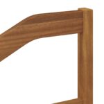vidaXL Opierky 2 pcs Hnedá 79 x 4 x 73 cm Kompozitné drevo – Obrázok 8