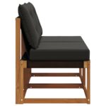 vidaXL 2 Kus Outdoor stredná pohovka – Obrázok 5