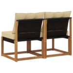 vidaXL 2 Kus Outdoor stredná pohovka – Obrázok 6