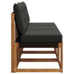 vidaXL 3 Kus Outdoor stredná pohovka – Obrázok 5