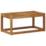 vidaXL Záhradná stolička, lavička Prírodná 79 x 43 x 37 cm – Obrázok 2
