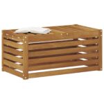 vidaXL Záhradná stolička, lavička Prírodná 79 x 43 x 37 cm – Obrázok 3