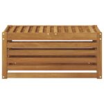 vidaXL Záhradná stolička, lavička Prírodná 79 x 43 x 37 cm – Obrázok 4