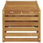 vidaXL Záhradná stolička, lavička Prírodná 79 x 43 x 37 cm – Obrázok 5