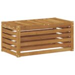 vidaXL Záhradná stolička, lavička Prírodná 79 x 43 x 37 cm – Obrázok 6