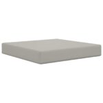 vidaXL Vankúš na vonkajšiu pohovku Biely 60 x 60 x 8 cm Polyester – Obrázok 2
