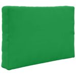 vidaXL Vankúš na vonkajšiu pohovku 2 pcs Zelená Polyester – Obrázok 5