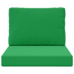 vidaXL Vankúš na vonkajšiu pohovku 2 pcs Zelená Polyester – Obrázok 6
