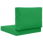 vidaXL Vankúš na vonkajšiu pohovku 2 pcs Zelená Polyester – Obrázok 7