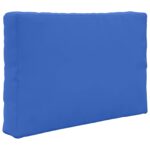 vidaXL Vankúš na vonkajšiu pohovku 2 pcs Královská modrá Polyester – Obrázok 5
